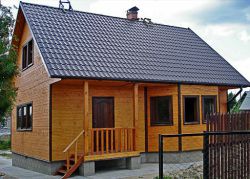 Дом из бруса 150х150 мм, 7x9 м  Дом из бруса 150х150 мм, 7x9 м